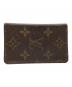 LOUIS VUITTON（ルイ ヴィトン）の古着「モノグラム　M56362　ポシェット・カルト・ヴィジット　RA0021」｜ブラウン