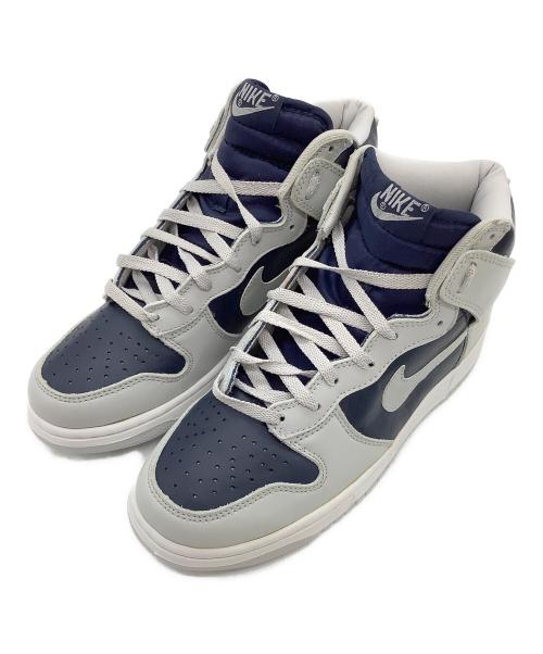 NIKE（ナイキ）NIKE (ナイキ) DUNK HIGH　630335 401 ネイビー×ホワイト サイズ:27の古着・服飾アイテム