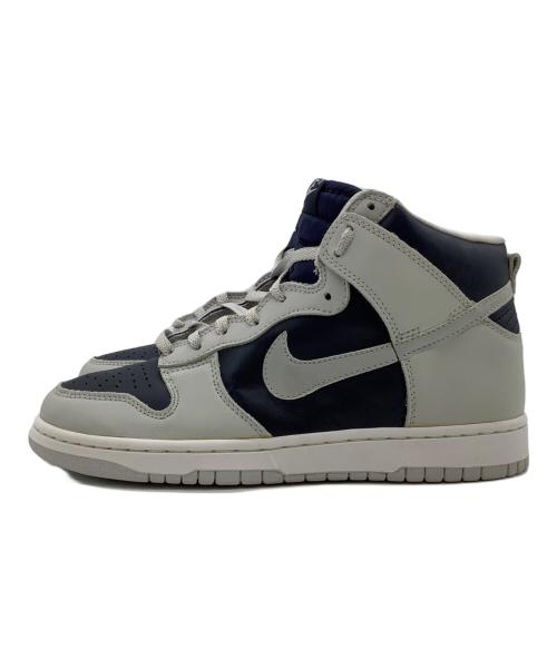 NIKE（ナイキ）NIKE (ナイキ) DUNK HIGH　630335 401 ネイビー×ホワイト サイズ:27の古着・服飾アイテム