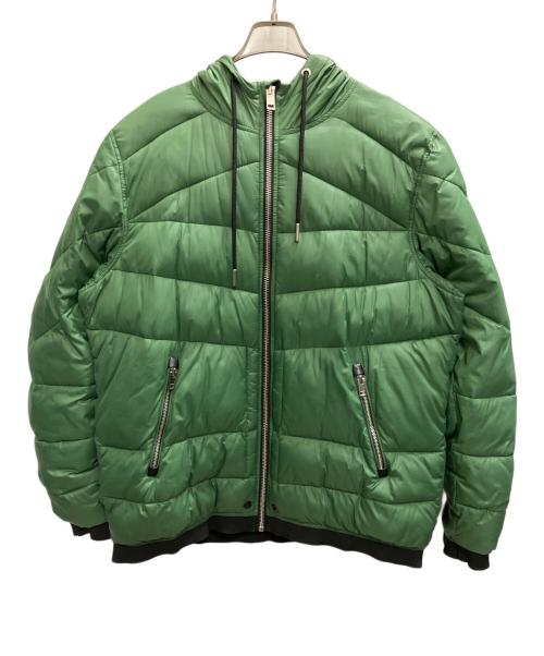 DIESEL（ディーゼル）DIESEL (ディーゼル) ダウンジャケット　RR-55 W-GARRETT JACKET グリーン サイズ:SIZE XLの古着・服飾アイテム