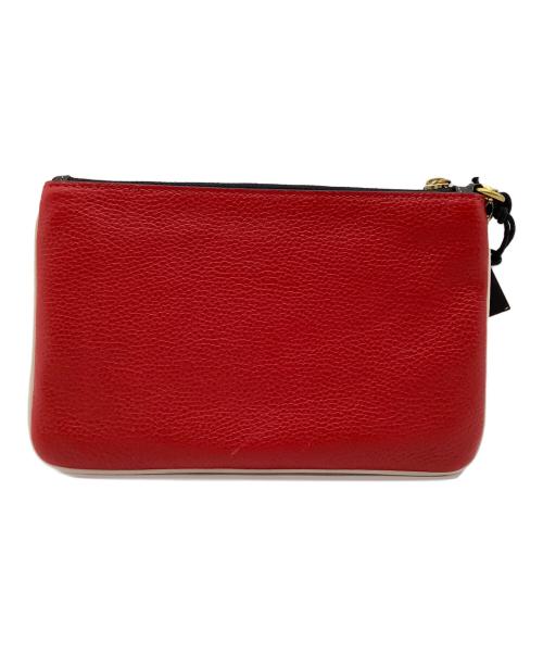 COACH（コーチ）COACH (コーチ) DISNEY (ディズニー) ポーチ　キースヘリング ポーチ リストレット　C1174 レッドの古着・服飾アイテム