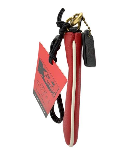COACH（コーチ）COACH (コーチ) DISNEY (ディズニー) ポーチ　キースヘリング ポーチ リストレット　C1174 レッドの古着・服飾アイテム