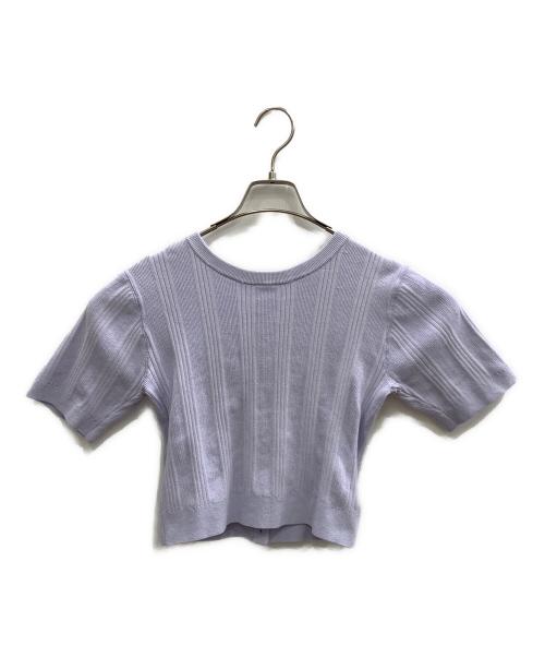 CLANE（クラネ）CLANE (クラネ) ニットカーディガン バイオレット サイズ:SIZE Mの古着・服飾アイテム
