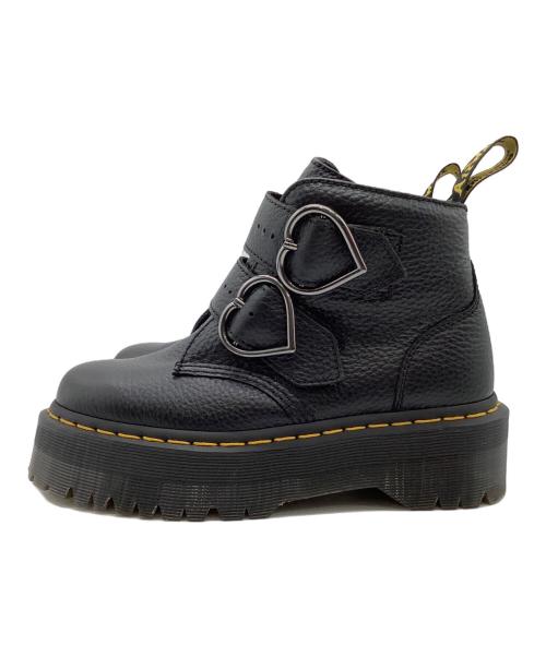 Dr.Martens（ドクターマーチン）Dr.Martens (ドクターマーチン) DEVON HEART　AW006 ブラック サイズ:UK3の古着・服飾アイテム