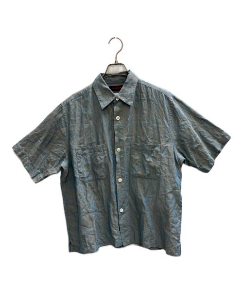 CABAN（キャバン）CABaN (キャバン) ブルパッチポケットハーフスリーブシャツ ブルー サイズ:SIZE Mの古着・服飾アイテム
