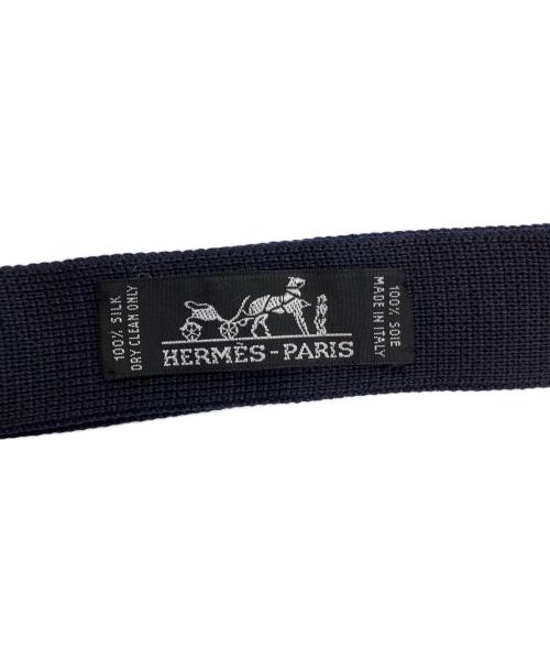 HERMES（エルメス）HERMES (エルメス) ニットタイ　HERMES（エルメス） ネイビー サイズ:無の古着・服飾アイテム