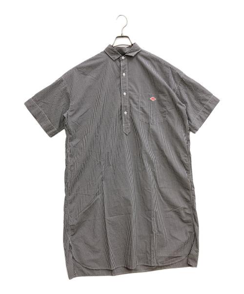 DANTON（ダントン）DANTON (ダントン) 半袖ワンピース　DANTON　（ダントン） ホワイト×ブラック サイズ:sの古着・服飾アイテム