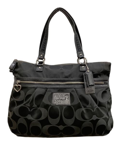 COACH（コーチ）COACH (コーチ) シグネチャー　F20026 ブラックの古着・服飾アイテム