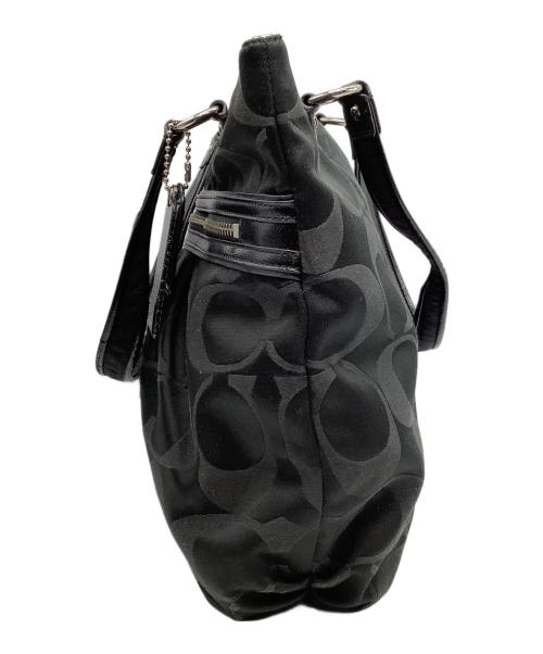 COACH（コーチ）COACH (コーチ) シグネチャー　F20026 ブラックの古着・服飾アイテム