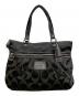 COACH（コーチ）の古着「シグネチャー　F20026」｜ブラック