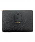 FURLAフルラ）の古着「2つ折り財布　ダフネ」｜ブラック
