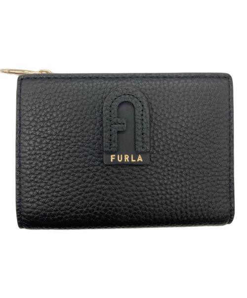 FURLA（フルラ）FURLA (フルラ) 2つ折り財布　ダフネ ブラックの古着・服飾アイテム