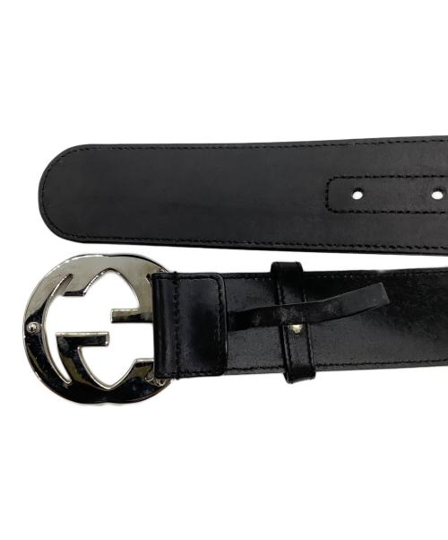 GUCCI（グッチ）GUCCI (グッチ) GG キャンバス ベルト インターロッキング  114876-214351-80-32の古着・服飾アイテム