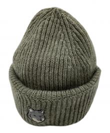 maison kitsune（メゾンキツネ）の古着「ニット帽　PM06112KT1022」