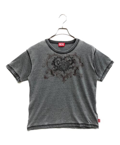 DIESEL（ディーゼル）DIESEL (ディーゼル) 半袖カットソー　DIESEL（ディーゼル）A25491 グレー サイズ:ｓの古着・服飾アイテム