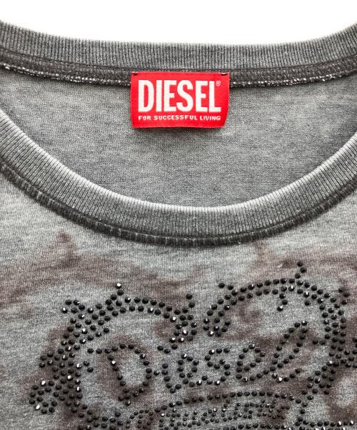 DIESEL（ディーゼル）DIESEL (ディーゼル) 半袖カットソー　DIESEL（ディーゼル）A25491 グレー サイズ:ｓの古着・服飾アイテム