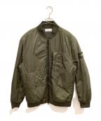 STONE ISLANDストーンアイランド）の古着「ミリタリーボンバージャケット　STONE ISLAND　（ストーンアイランド）791540923」｜グリーン