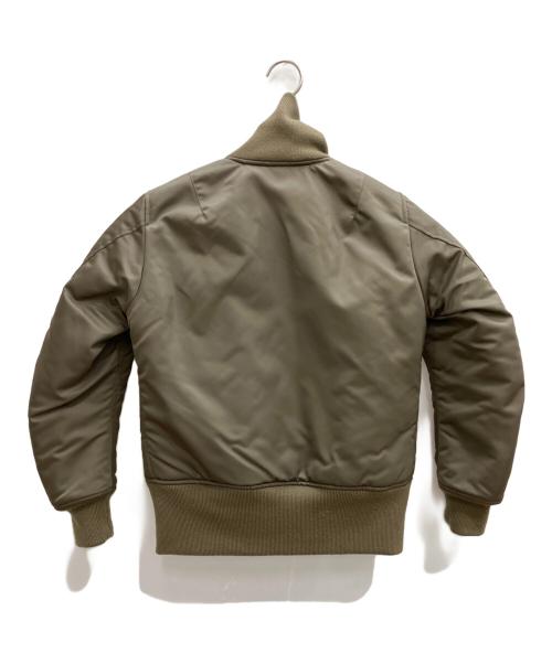 MAXFRITZ（マックスフリッツ）MAXFRITZ (マックスフリッツ) リバーシブルフライトジャケット カーキ×ブラック サイズ:SIZE 40の古着・服飾アイテム