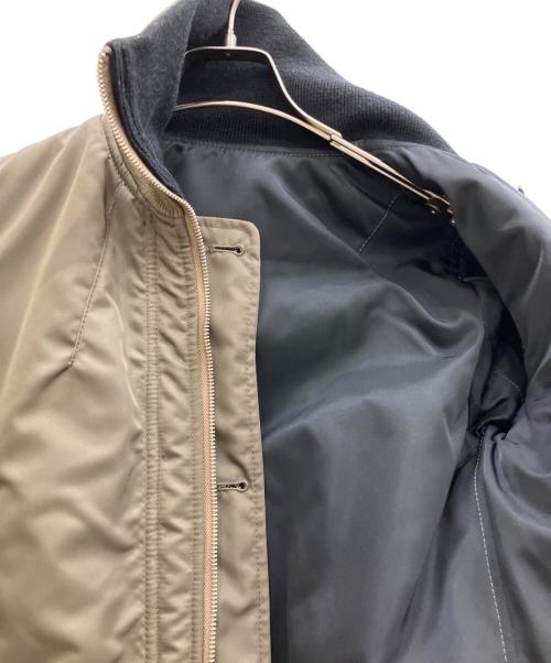 MAXFRITZ（マックスフリッツ）MAXFRITZ (マックスフリッツ) リバーシブルフライトジャケット カーキ×ブラック サイズ:SIZE 40の古着・服飾アイテム