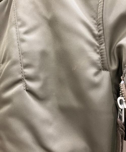 MAXFRITZ（マックスフリッツ）MAXFRITZ (マックスフリッツ) リバーシブルフライトジャケット カーキ×ブラック サイズ:SIZE 40の古着・服飾アイテム