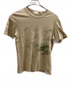 HELMUT LANGヘルムートラング）の古着「ペンキTシャツ 	90s 本人期 」｜ベージュ