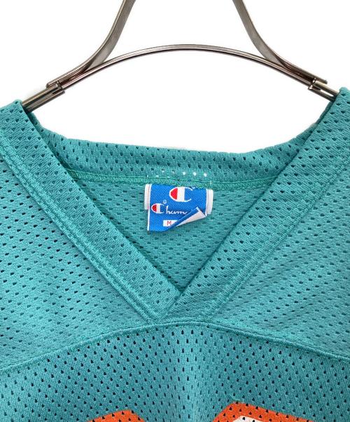 Champion（チャンピオン）Champion (チャンピオン) 半袖カットソー　Champion　（チャンピオン） グリーン サイズ:Mの古着・服飾アイテム