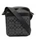 COACH（コーチ）の古着「ショルダーバッグ　COACH（コーチ）　F54788　シグネチャー」｜ブラック