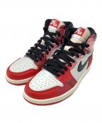 NIKEナイキ）の古着「NIKE（ナイキ）　DV1748-601　Nike Air Jordan 1 Retro High OG SP　"Next Chapter/Spider-Man」｜ブラック×レッド