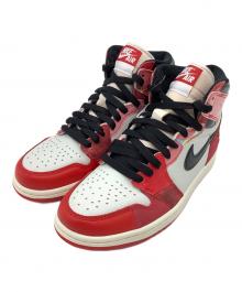NIKE（ナイキ）の古着「NIKE（ナイキ）　DV1748-601　Nike Air Jordan 1 Retro High OG SP　"Next Chapter/Spider-Man」｜ブラック×レッド