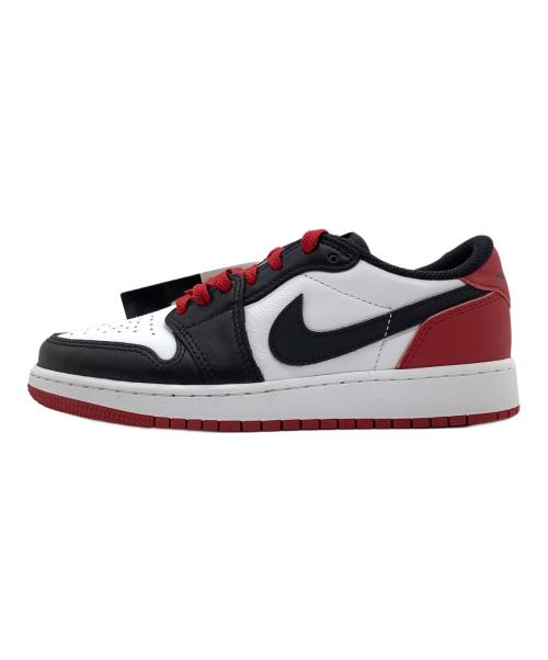 NIKE（ナイキ）NIKE (ナイキ) GS Air Jordan 1 Retro Low OG　CZ0858-106 ブラック×レッド サイズ:23.5 未使用品の古着・服飾アイテム