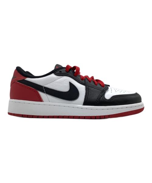 NIKE（ナイキ）NIKE (ナイキ) GS Air Jordan 1 Retro Low OG　CZ0858-106 ブラック×レッド サイズ:23.5 未使用品の古着・服飾アイテム