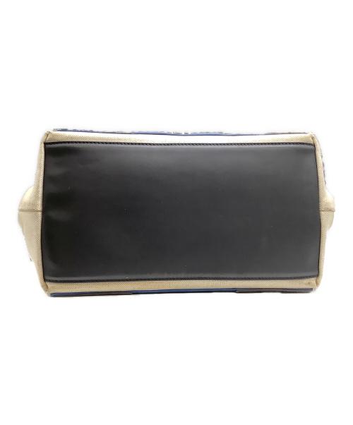 BALENCIAGA（バレンシアガ）BALENCIAGA (バレンシアガ) トートバッグ　BALENCIAGA（バレンシアガ）　339933　ネイビーカバス ネイビーカバス S　9773・F・00213 ブルー×ベージュの古着・服飾アイテム