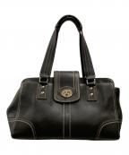 COACHコーチ）の古着「ハンドバッグ　COACH（コーチ）　F13961」｜ブラック