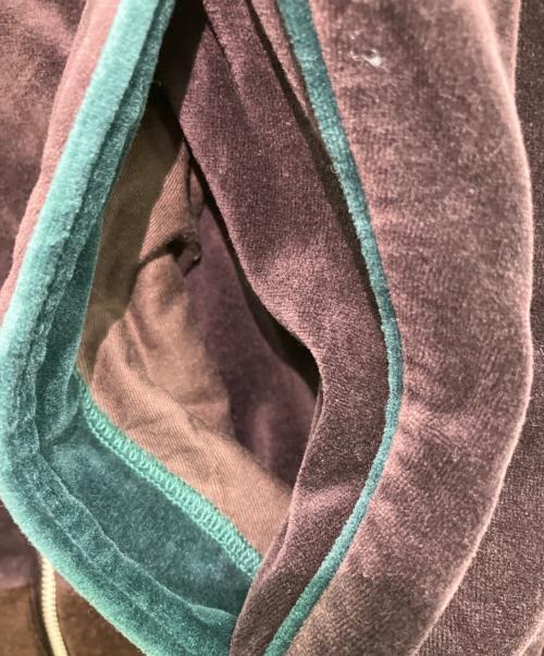 FILL THE BILL（フィルザビル）FILL THE BILL (フィルザビル) ベロア トラックジャケット　FILL THE BILL　（フィルザビル）ftb-17aw-19 ブラウン サイズ:Mの古着・服飾アイテム