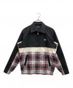FRED PERRYフレッドペリー）の古着「ブルゾン ジャケット　FRED PERRY　（フレッドペリー）f2622」｜ブラック