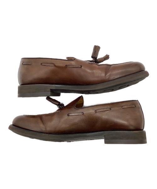 berwick（バーウィック）berwick (バーウィック) レザーシューズ　berwick（バーウィック）　8491 ブラウン サイズ:7の古着・服飾アイテム