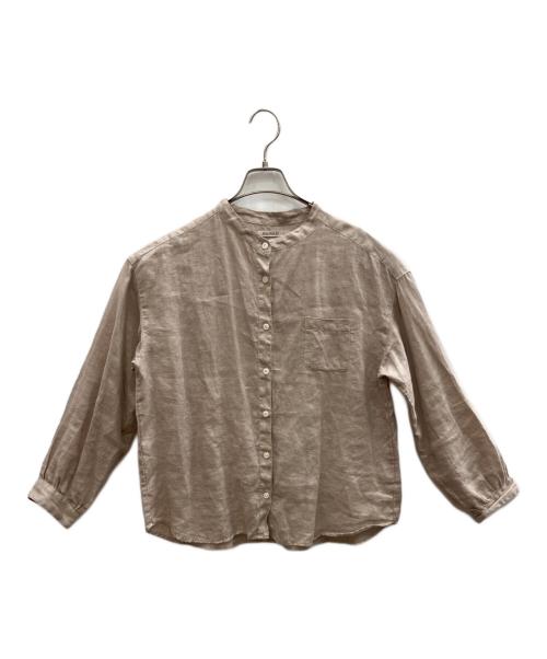 Sun Valley（サンバレー）Sun Valley (サンバレー) リネンシャツ ブラウン サイズ:SIZE Freeの古着・服飾アイテム