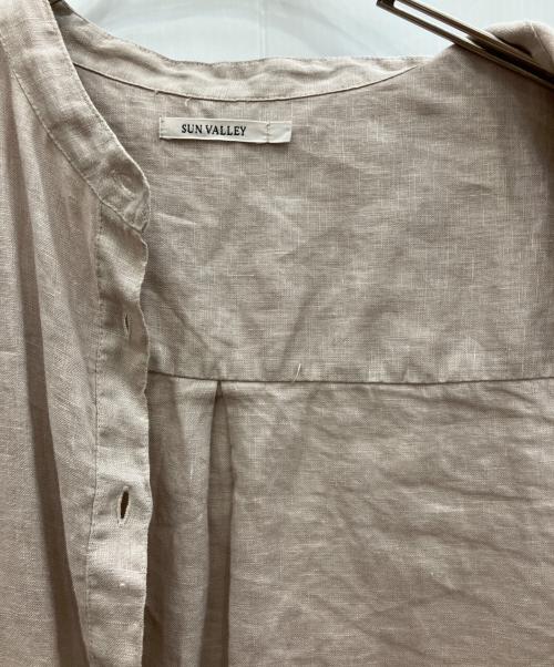 Sun Valley（サンバレー）Sun Valley (サンバレー) リネンシャツ ブラウン サイズ:SIZE Freeの古着・服飾アイテム