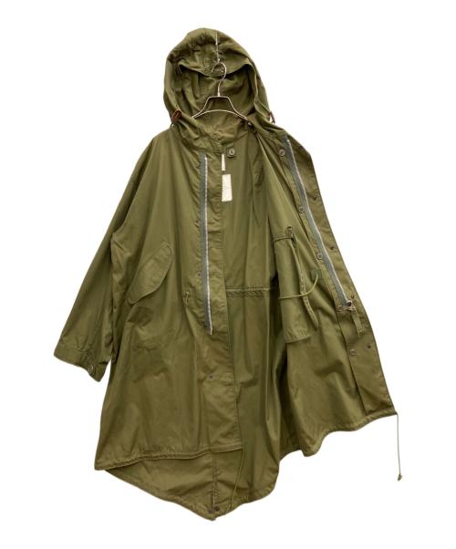 HOUSTON（ヒューストン）HOUSTON (ヒューストン) モッズコート　HOUSTON　（ヒューストン） カーキ サイズ:38の古着・服飾アイテム