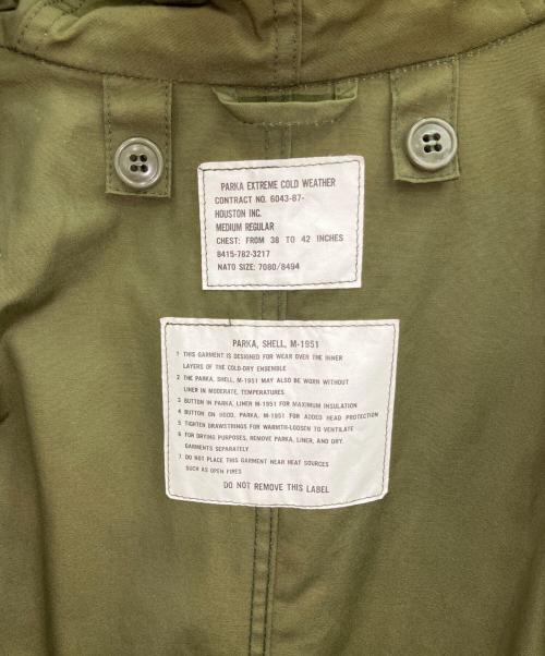HOUSTON（ヒューストン）HOUSTON (ヒューストン) モッズコート　HOUSTON　（ヒューストン） カーキ サイズ:38の古着・服飾アイテム