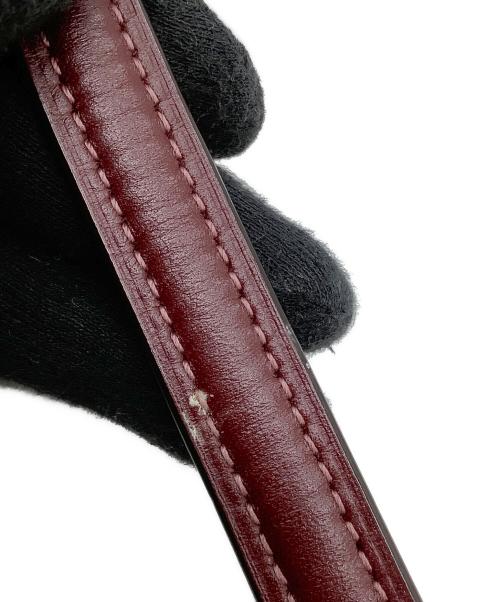 COACH（コーチ）COACH (コーチ) シグネチャー　イヴィ クロスボディ　F38113 ベージュ・ボルドーの古着・服飾アイテム