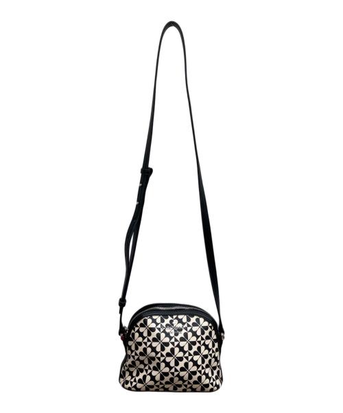 Kate Spade（ケイトスペード）Kate Spade (ケイトスペード) dome crossbody ブラック×ホワイトの古着・服飾アイテム