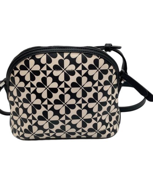 Kate Spade（ケイトスペード）Kate Spade (ケイトスペード) dome crossbody ブラック×ホワイトの古着・服飾アイテム