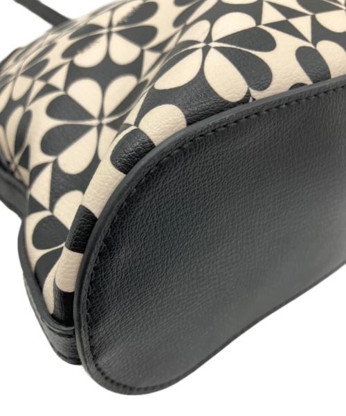 Kate Spade（ケイトスペード）Kate Spade (ケイトスペード) dome crossbody ブラック×ホワイトの古着・服飾アイテム