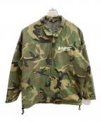 A BATHRNG APEアベイシングエイプ）の古着「２WAYレインジャケット　90S」｜グリーン