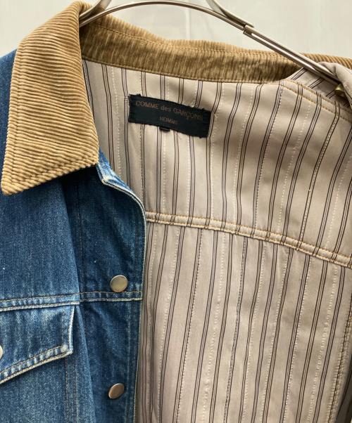 COMME des GARCONS HOMME（コムデギャルソン オム）COMME des GARCONS HOMME (コムデギャルソン オム) 襟コーデュロイ切り替えデニムジャケット インディゴ サイズ:SIZE Mの古着・服飾アイテム