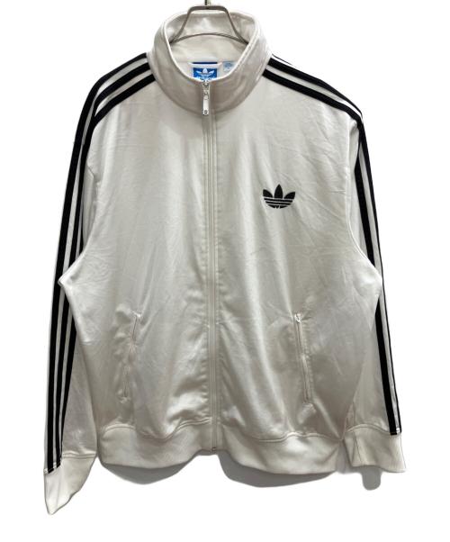 adidas（アディダス）adidas (アディダス) ジップジャケット ホワイト サイズ:SIZE XLの古着・服飾アイテム