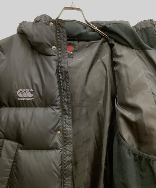 Canterbury（カンタベリー）CANTERBURY (カンタベリー) ダウンサイドラインコート ブラック サイズ:SIZE Lの古着・服飾アイテム