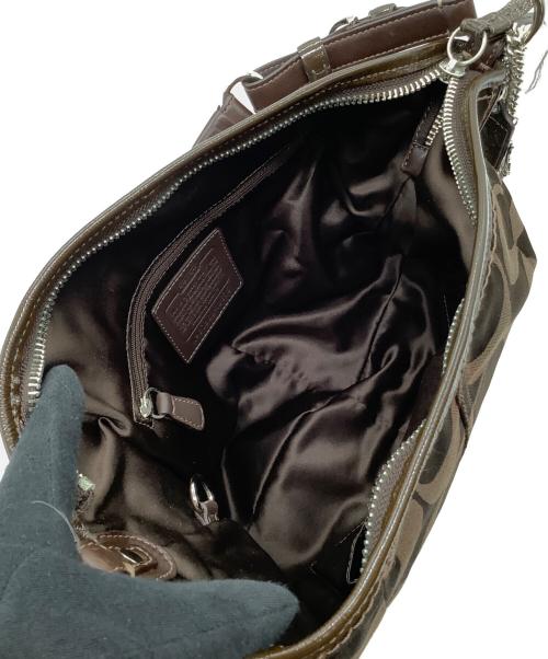 COACH（コーチ）COACH (コーチ) ワンショルダーバッグ　　シグネチャー　12675 ブラウンの古着・服飾アイテム