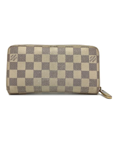 LOUIS VUITTON（ルイ ヴィトン）LOUIS VUITTON (ルイ ヴィトン) ダミエ・アズール　ジッピー ウォレット　N41660　CA2102 ホワイトの古着・服飾アイテム